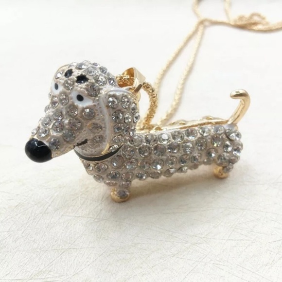 Dachshund dog pendant necklace - Picture 3 of 3